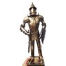 Estatua De Ferro Fundido Guerreiro Medieval Samurai com Espada (CJ-022) - 4