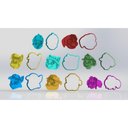 Ver imagem 1 de Cortador Kit Rosto Patrulha Canina 8 Personagens Tamanho 6cm