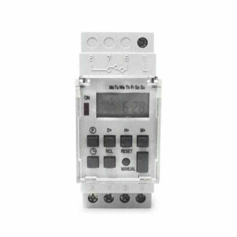 Temporizador/Timer Digital Decorlux - Trilho DIN 35 220Vac