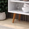 Buffet Armário Com 4 Pés 2 Portas P/ Sala De Estar Redecore Cadeira para diversos ambientes - 3