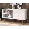 Buffet Armário Com 4 Pés 2 Portas P/ Sala De Estar Redecore Cadeira para diversos ambientes - 2