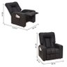 Poltrona do Papai Reclinável Pallas com 3 Posições - Preto - 4