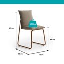 Ver mais imagens de Conjunto de Sala de Jantar 6 Cadeiras Concept Carraro Freijó Rosê