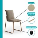 Ver imagem 7 de Conjunto de Sala de Jantar 6 Cadeiras Concept Carraro Freijó Rosê