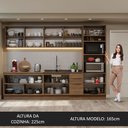 Ver imagem 6 de Armário de Cozinha Completa 310cm Rustic Stella Madesa 01