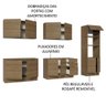 Armário de Cozinha Completa 310cm Rustic Stella Madesa 01 - 5
