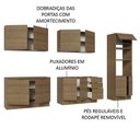 Ver imagem 5 de Armário de Cozinha Completa 310cm Rustic Stella Madesa 01
