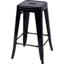 Ver imagem 1 de Banqueta Retrô Alta Preto Ór Design