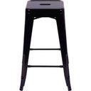 Ver imagem 2 de Banqueta Retrô Alta Preto Ór Design