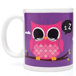 Caneca Termossensível Coruja Ludi Presentes - 1