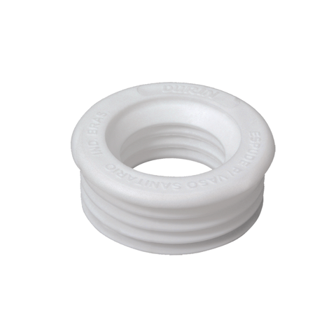 10 Unidades Espude para Vaso Sanitário 38mm 40dn Cor Branco Durín