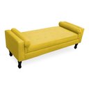 Ver imagem 3 de Kit Cabeceira Geovana + Calçadeira Baú Felix Queen Size 160cm Suede - Ecotec Decor:Amarelo