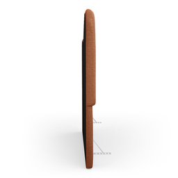 Cabeceira Orgânica Cama Box King Size Sea 195cm com Frame Bouclé Terracota - Desk Design - 6