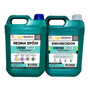 Resina Epóxi + Endurecedor Uv Vr150 7,5kg Baixa Espessura