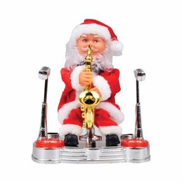 Papai Noel Musical Tocando Saxofone - 1