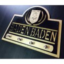 Ver imagem 1 de Porta Chaves Baden Baden Em Mdf Tamanho 22,5 X 17 Cm