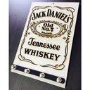 Ver imagem 1 de Porta Chaves Jack Daniel's 2 Em Mdf Tamanho 15 X 22,5 Cm