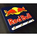 Ver imagem 1 de Porta Chaves Red Bull Em Mdf Tamanho 18,3 X 16,5 Cm