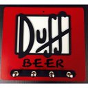 Ver imagem 2 de Porta Chaves Duff Beer Em Mdf Tamanho 18 X 15,9 Cm