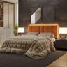 Cabeceira Estofada Cama Casal Queen Size Led Splend 160 Cm Buclé Terracota - 7