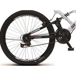 Bicicleta Colli Dupla Susp. Branco Aro 26 36 Raias 21 Marchas Freios V-brake - 4