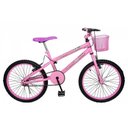 Ver imagem 1 de Bicicleta Colli Jully Rosa Aro 20 Freios V- Brake