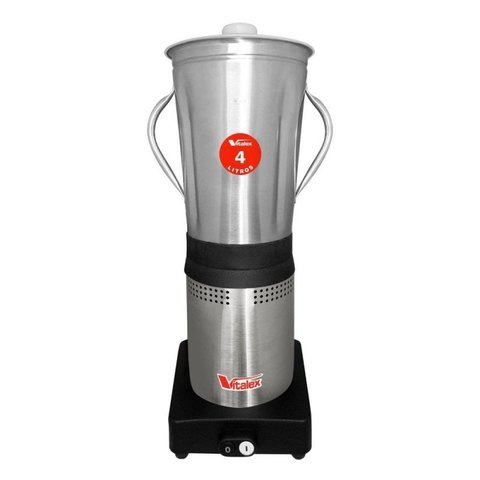 Liquidificador Baixa Rotação Lqi-04 Copo Aço Inox 4,0 Litros Vitalex - 127V