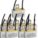 Ver imagem 1 de Kit 10 Capacitor 2 Fios Quadrado 1,5 Uf X 250/300/400v Chapa Trio