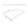 Sofá Cama Casal Futon Oriental Preto com Madeira Preta - 4