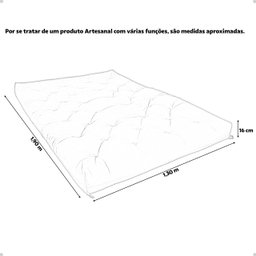 Futon Sofá Cama Casal 1,30M x 1,90M - 4