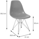 Ver imagem 4 de Cadeira Eames Eiffel Infantil - Branca