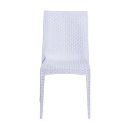 Cadeira Rattan Polipropileno Branca - 2 Cadeira Rattan Polipropileno Branca - 2
