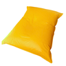 Puff Almofadão Retangular Gigante Eventos Conforto Cheio Casa Quarto - Amarelo - 1