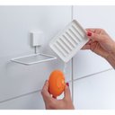 Ver imagem 4 de Papeleira e Saboneteira Removível Fixação Parafuso Branco