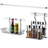 kit Suporte Temperos e Condimentos com barra 60cm - 1