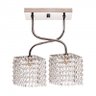 Lustre De Cristal Para Sala Estar Jantar Quarto em Inox - 1