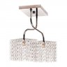 Lustre De Cristal Para Sala Estar Jantar Quarto em Inox - 2