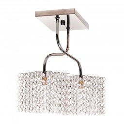 Lustre De Cristal Para Sala Estar Jantar Quarto em Inox - 2 Lustre De Cristal Para Sala Estar Jantar Quarto em Inox - 2