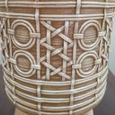 Ver imagem 6 de Cachepô Resina Vaso Decorativo Enfeite Casa Planta 54x30x30cm Bege