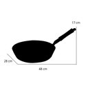 Ver imagem 2 de Frigideira Antiaderente Hotel 28 cm com Cabo de Baquelite ABC