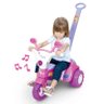 Triciclo Baby Music Rosa com Haste Cotiplas 1802 - 2