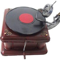 Vitrola Vintage Retro De Ferro Fundido Anos 60 para Enfeite 42 cm (CJ-024) - 2