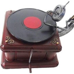 Vitrola Vintage Retro De Ferro Fundido Anos 60 para Enfeite 42 cm (CJ-024) - 4