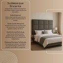 Ver imagem 3 de Cabeceira Cama Box Casal King Size 190cm Elena Estofada Preto