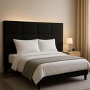 Ver imagem 2 de Cabeceira Cama Box Casal King Size 190cm Elena Estofada Preto