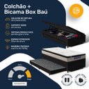 Ver imagem 4 de Cama Box Baú com Colchão Gazin de Espuma D33 Pillow In Force Mid + Auxiliar de Espuma Solteiro