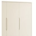 Ver imagem 4 de Guarda-Roupa Retrô 3 Portas Théo New Areia Fosco com Madeira - Reller