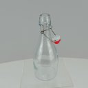 Ver imagem 3 de Garrafa Água Suco Leite Home&co com Trava na Tampa Vidro 350ml 23x8x8cm Transparente