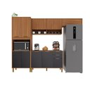 Ver imagem 2 de Cozinha Modulada Toronto 2,70 Freijo/chumbo - Indekes