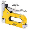 Grampeador Pinador Manual Profissional 3 em 1 Pressão + 4000 Grampos 8mm - 6